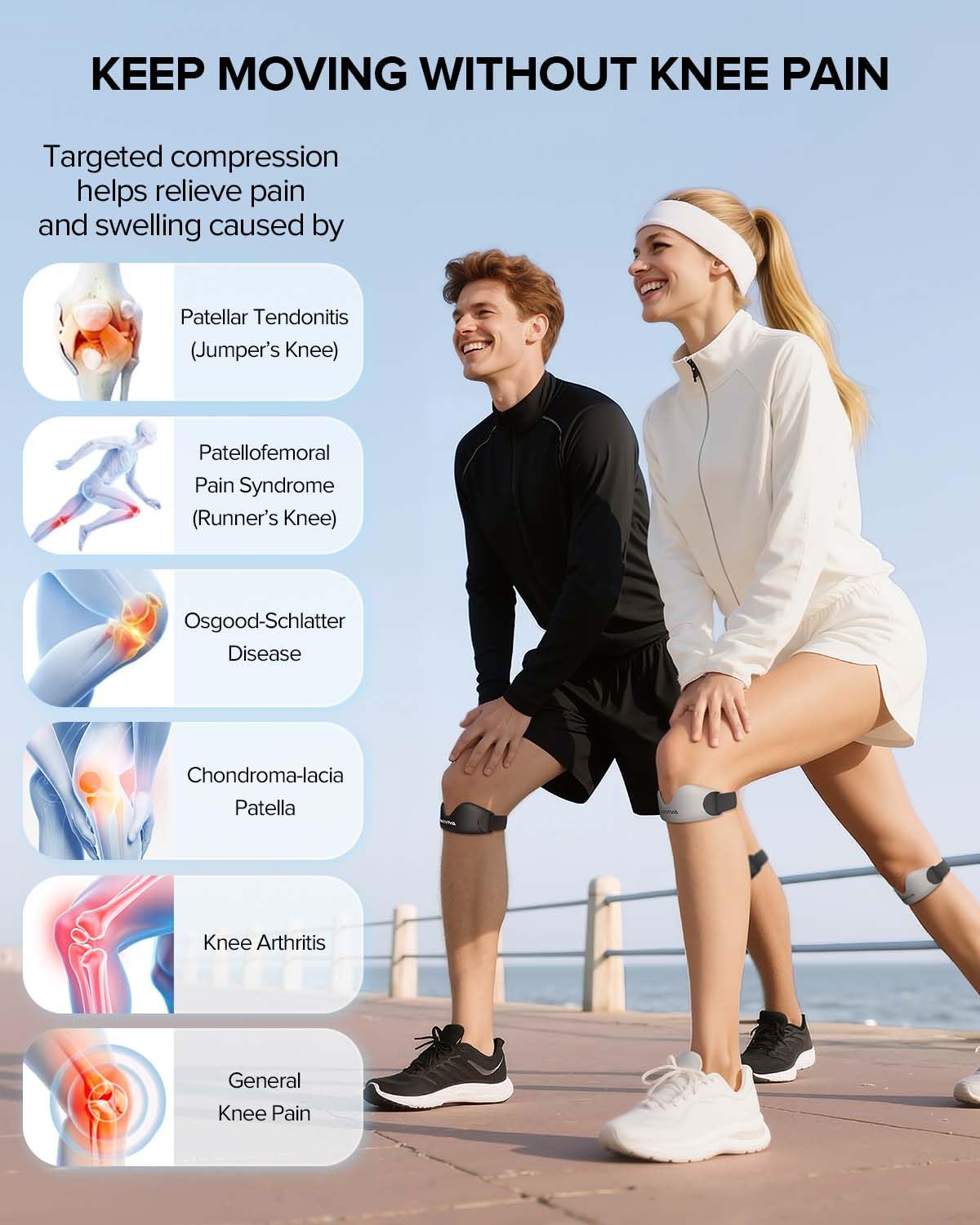 PatellaGuard™ Strap 2-Pack
