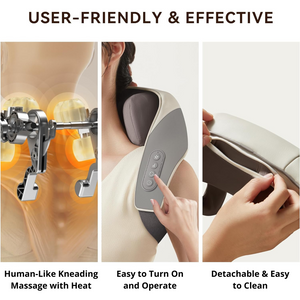 Deep Tissue Kneading Massager with Heat